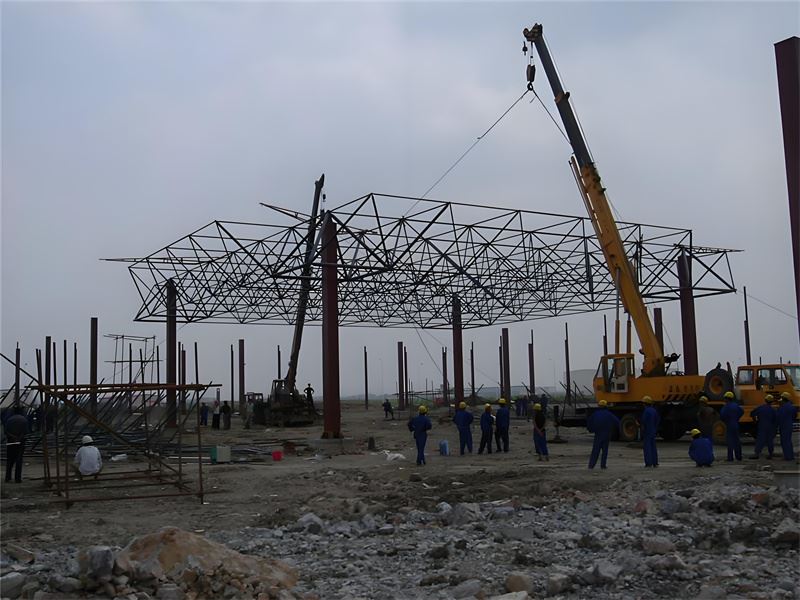 Steel Structure Bolt Ball Grid Power Plant